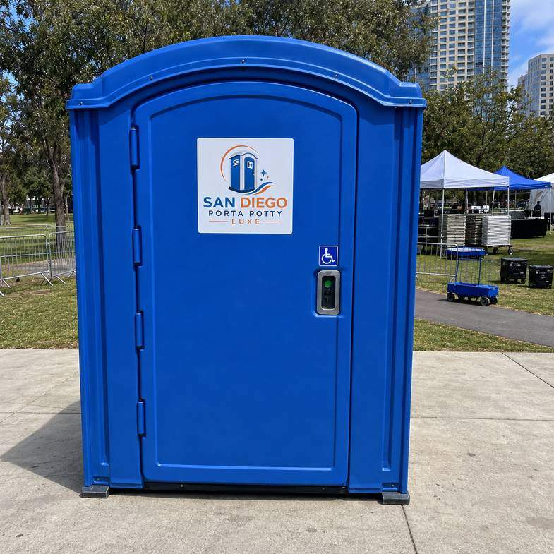 ADA compliant wheelchair accessible porta potty San Diego